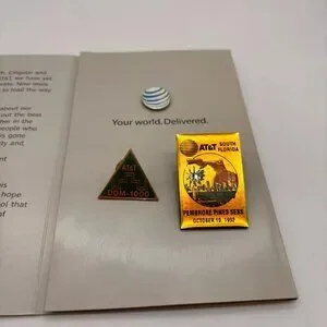 at&t | Other | Vtg Att Promotional Pins 9s Early 2000s Collectible ...
